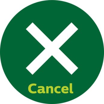 Cancel button to stop toasting at any time